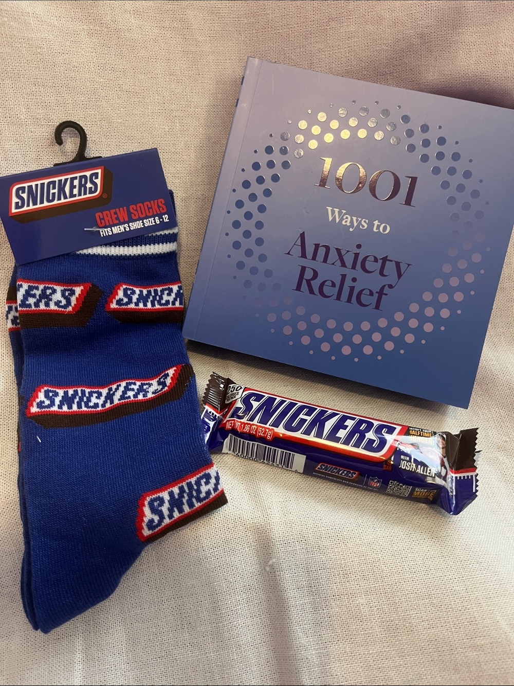 Vintage Snickers Blue Crew Socks Bundle